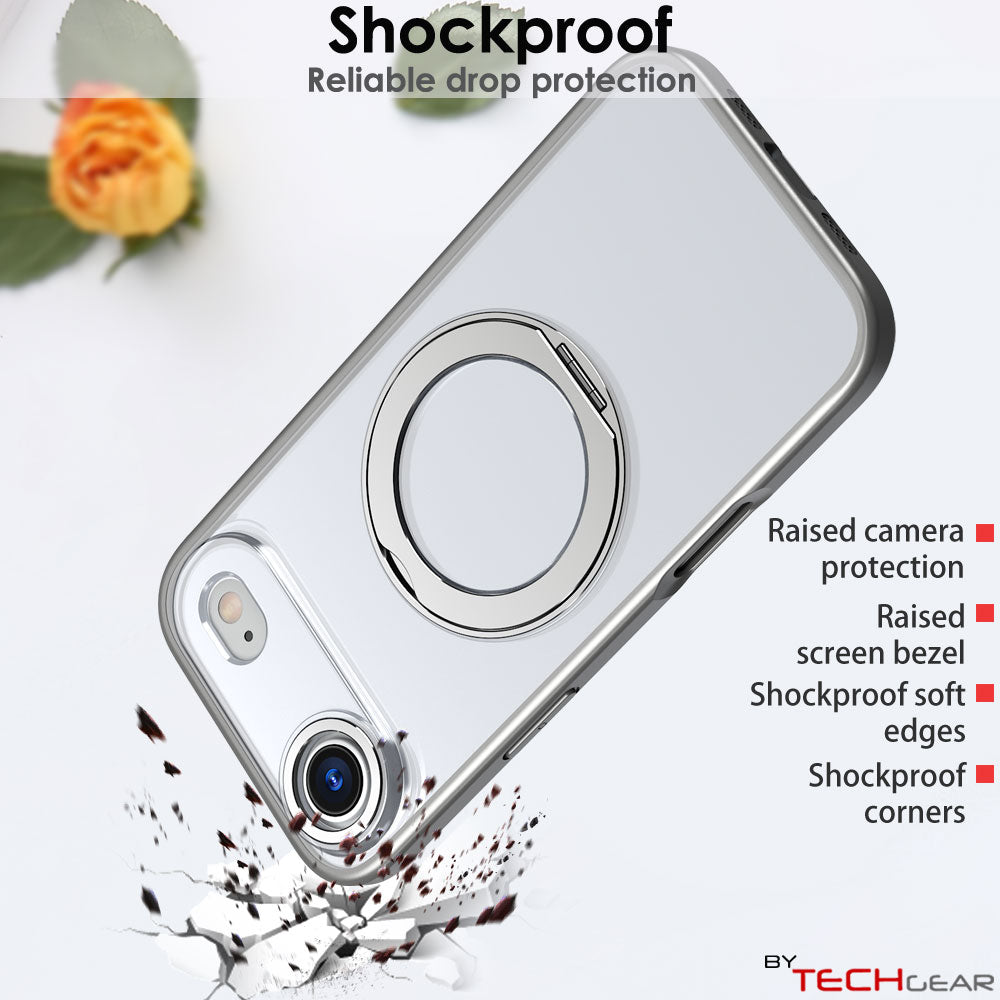 [Magnetic Ring Kickstand] For Apple iPhone Air, Slim, Tough Shockproof Armour, MagSafe Compatible Case with Stand