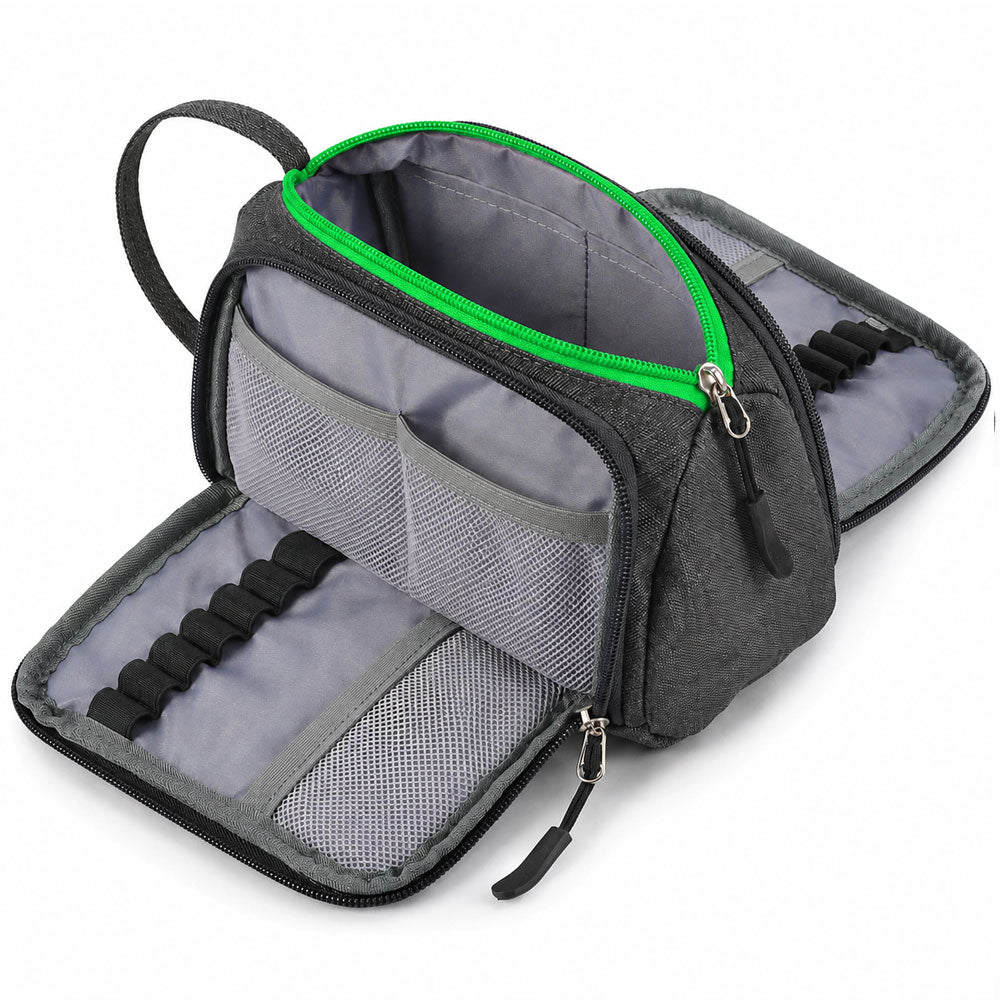 SharkByte Large Pencil Case Organiser - Big Capacity Stationery Storage Pouch with Compartments for School, College, Study, Office, Travel & Everyday Organisation