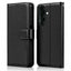 TECHGEAR RFID Wallet Case for Samsung Galaxy A27 5G / A27 4G – Premium PU Leather Flip Cover with Card Slots, Clear ID Window, Kickstand & Wrist Strap