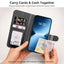 TECHGEAR RFID Wallet Case for Samsung Galaxy A27 5G / A27 4G – Premium PU Leather Flip Cover with Card Slots, Clear ID Window, Kickstand & Wrist Strap