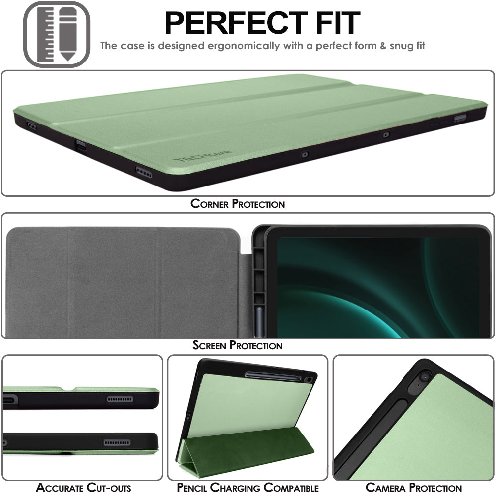 TECHGEAR Smart Case for Samsung Galaxy Tab S10 Lite / S10 FE / S9 FE 10.9" (SM-X400, X406, X520, X526, X510, X516) – Slim Stand Cover with Auto Sleep/Wake & S-Pen Holder