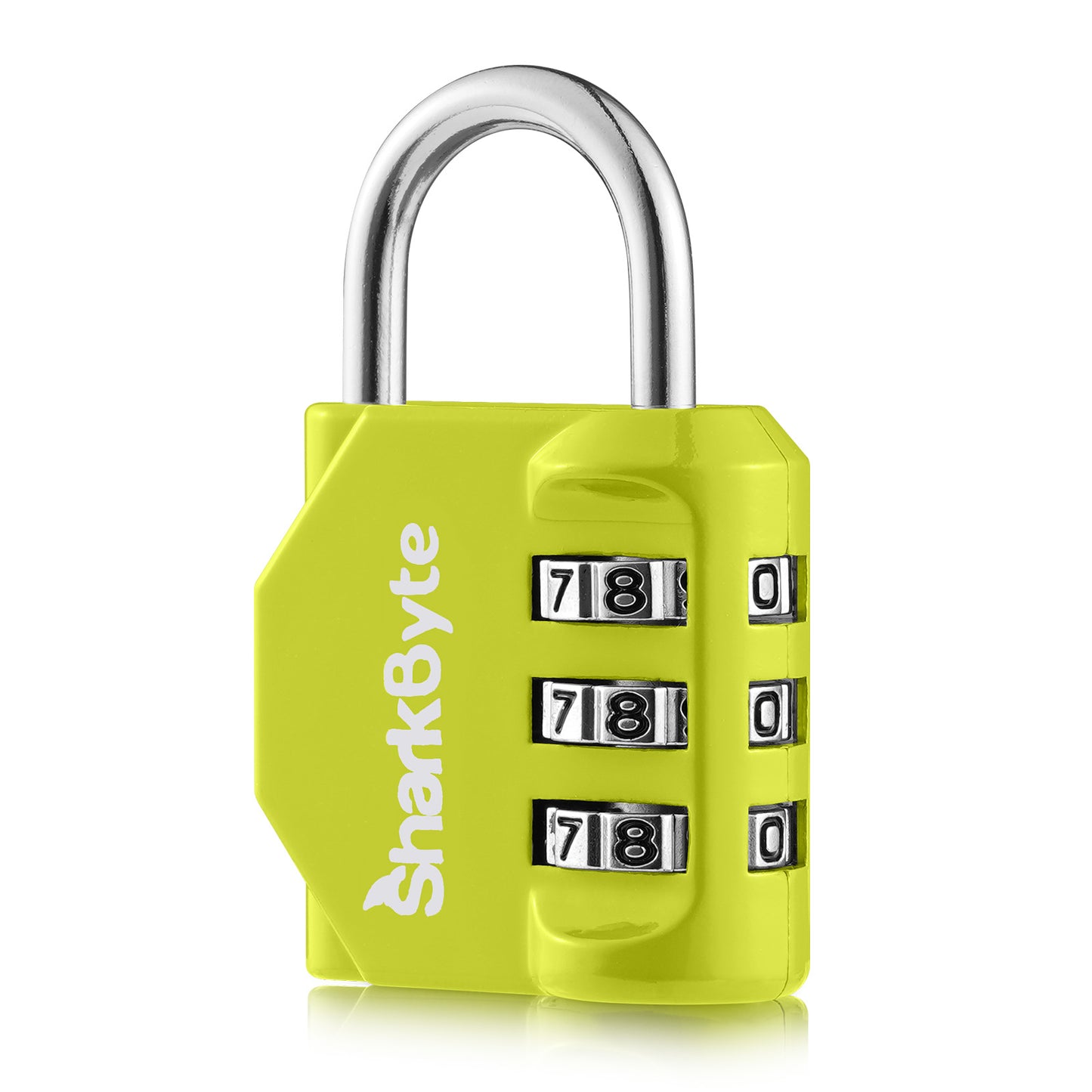SharkByte Luggage Locks – 3-Dial Weatherproof Combination Padlock for Suitcases, Travel Bags, Gym Lockers & Outdoor Use (1 / 2 / 3 / 4 Pack)