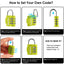 SharkByte Luggage Locks – 3-Dial Weatherproof Combination Padlock for Suitcases, Travel Bags, Gym Lockers & Outdoor Use (1 / 2 / 3 / 4 Pack)