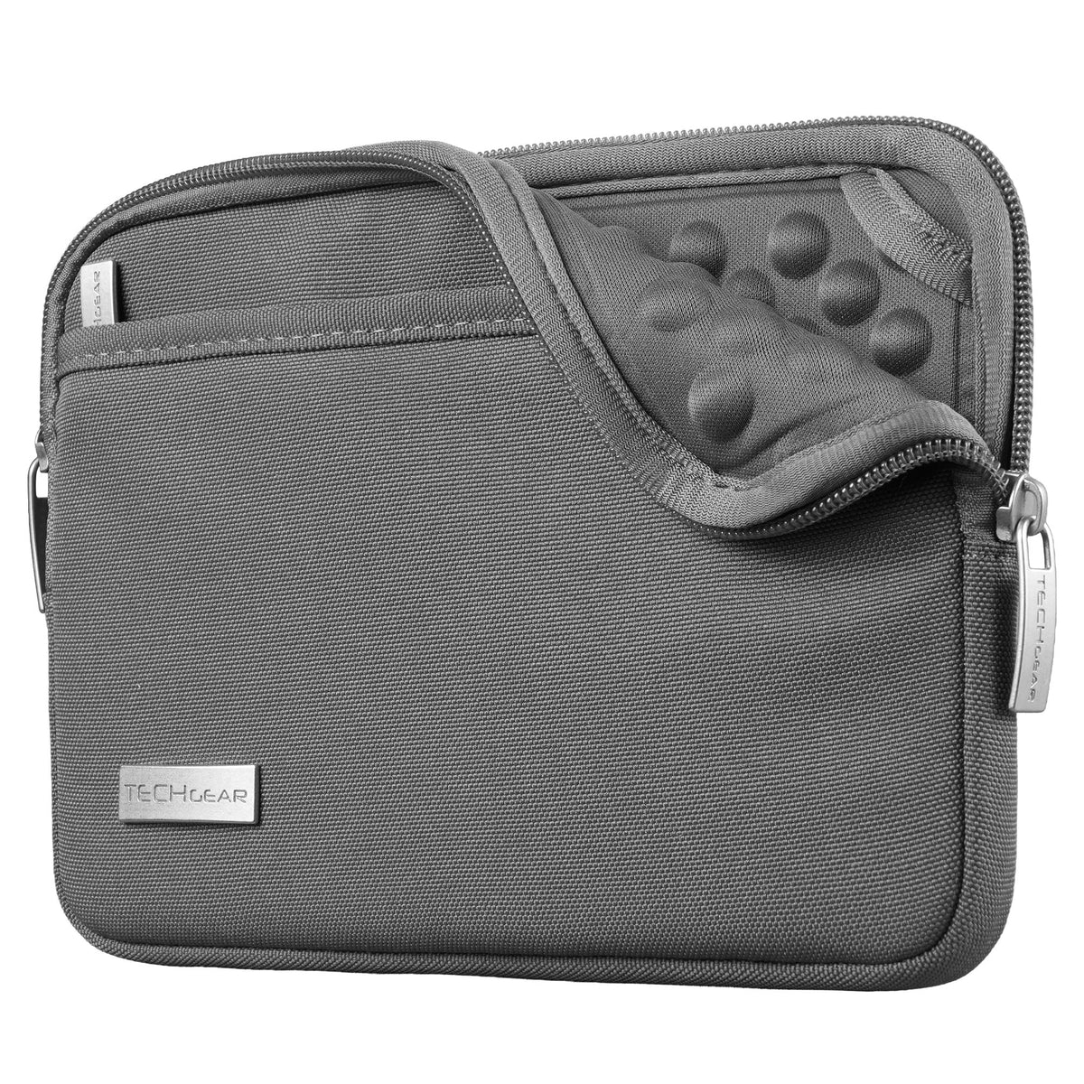TECHGEAR AirShock Universal Tablet Sleeve | Shockproof Protective Sleeve Case for 7-13 Inch Tablets | Water-Resistant Oxford Fabric with Front Storage Pocket