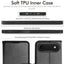 [Wallet Case] RFID Blocking, Leather Flip Cover with Card Holder, Kickstand, Wrist Strap, Magnetic Closure For Apple iPhone Air