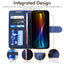 [Wallet Case] RFID Blocking, Leather Flip Cover with Card Holder, Kickstand, Wrist Strap, Magnetic Closure For Apple iPhone Air