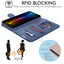 [Wallet Case] RFID Blocking, Leather Flip Cover with Card Holder, Kickstand, Wrist Strap, Magnetic Closure For Apple iPhone Air