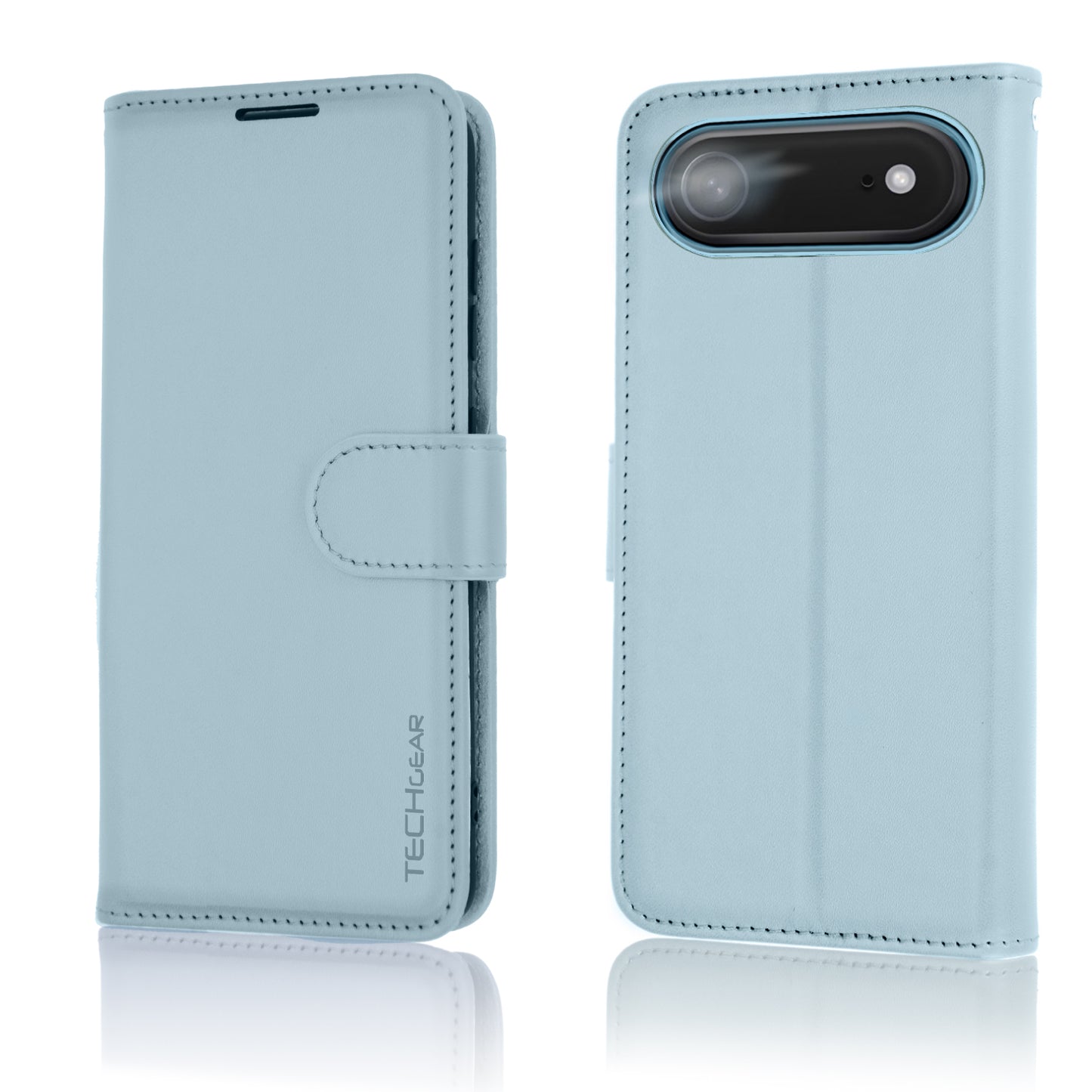 [Wallet Case] RFID Blocking, Leather Flip Cover with Card Holder, Kickstand, Wrist Strap, Magnetic Closure For Apple iPhone Air