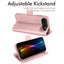 [Wallet Case] RFID Blocking, Leather Flip Cover with Card Holder, Kickstand, Wrist Strap, Magnetic Closure For Apple iPhone Air