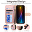 [Wallet Case] RFID Blocking, Leather Flip Cover with Card Holder, Kickstand, Wrist Strap, Magnetic Closure For Apple iPhone Air