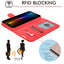 [Wallet Case] RFID Blocking, Leather Flip Cover with Card Holder, Kickstand, Wrist Strap, Magnetic Closure For Apple iPhone Air
