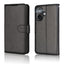 [Wallet Case] RFID Blocking, Leather Flip Cover with Card Holder, Kickstand, Wrist Strap, Magnetic Closure For Apple iPhone 17