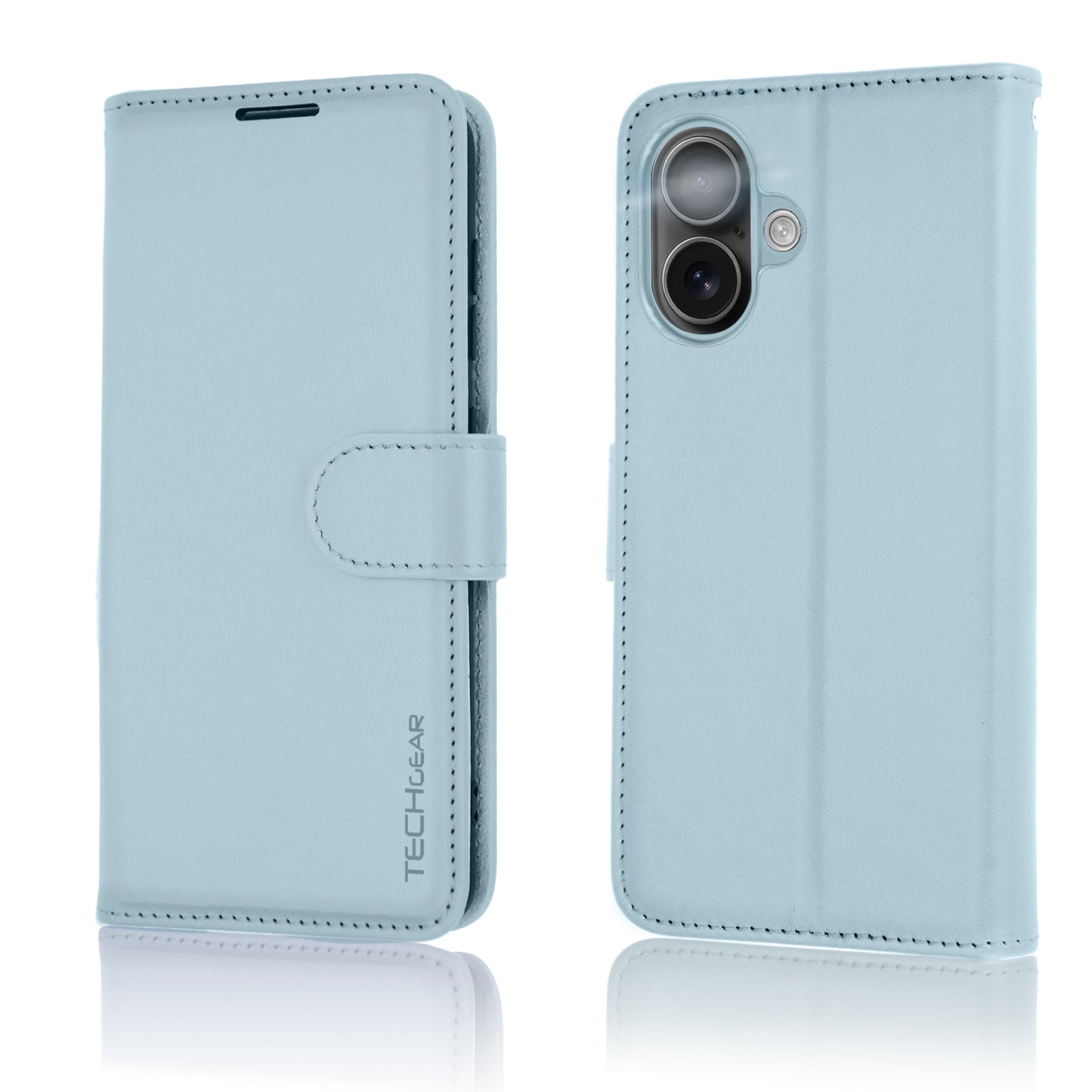 [Wallet Case] RFID Blocking, Leather Flip Cover with Card Holder, Kickstand, Wrist Strap, Magnetic Closure For Apple iPhone 17