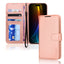 [Wallet Case] RFID Blocking, Leather Flip Cover with Card Holder, Kickstand, Wrist Strap, Magnetic Closure For Apple iPhone 17