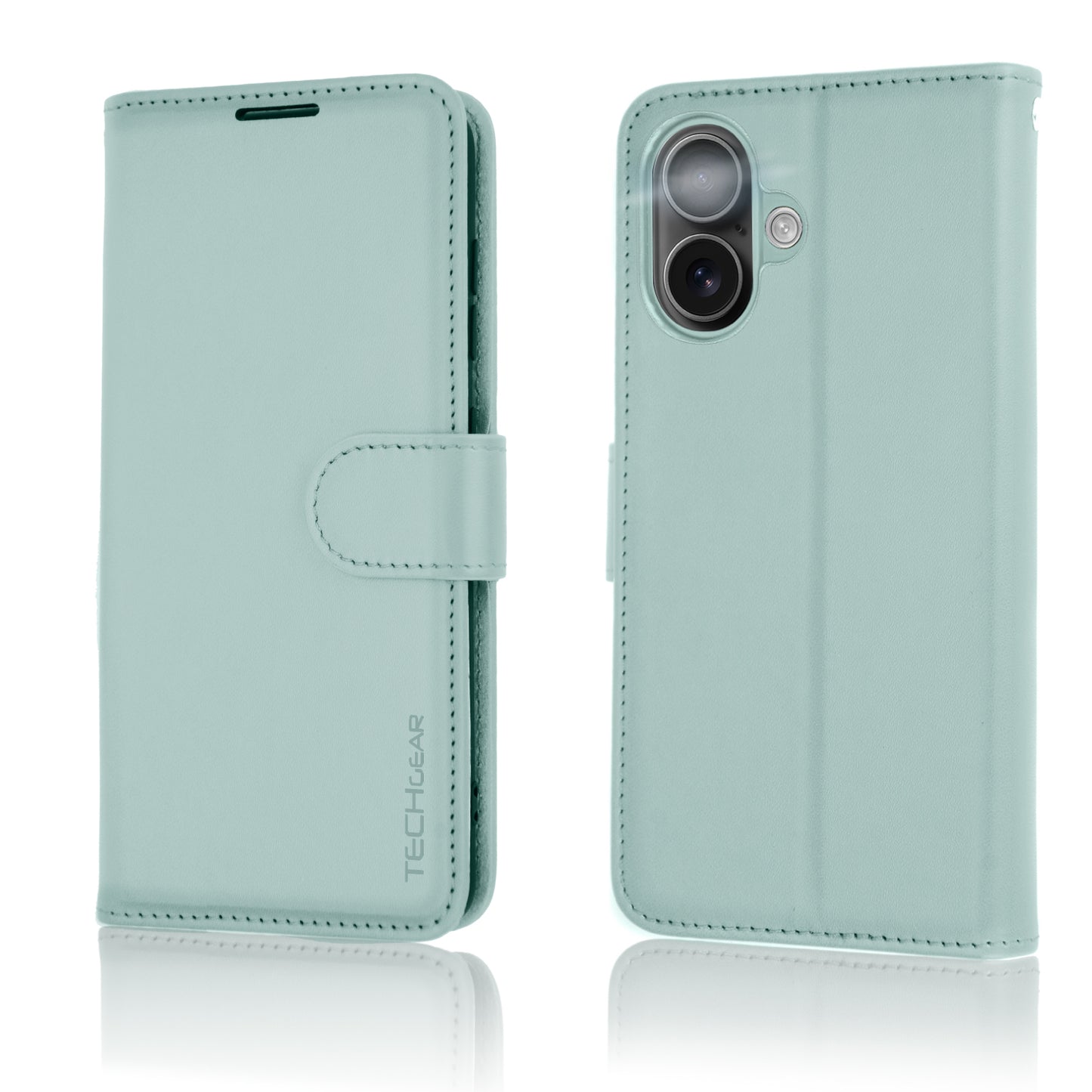 [Wallet Case] RFID Blocking, Leather Flip Cover with Card Holder, Kickstand, Wrist Strap, Magnetic Closure For Apple iPhone 17