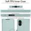 [Wallet Case] RFID Blocking, Leather Flip Cover with Card Holder, Kickstand, Wrist Strap, Magnetic Closure For Apple iPhone 17