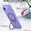 [Magnetic Ring Kickstand] For Apple iPhone Air, Slim, Tough Shockproof Armour, MagSafe Compatible Case with Stand