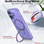 [Magnetic Ring Kickstand] For Apple iPhone 17, Slim, Tough Shockproof Armour, MagSafe Compatible Case with Stand