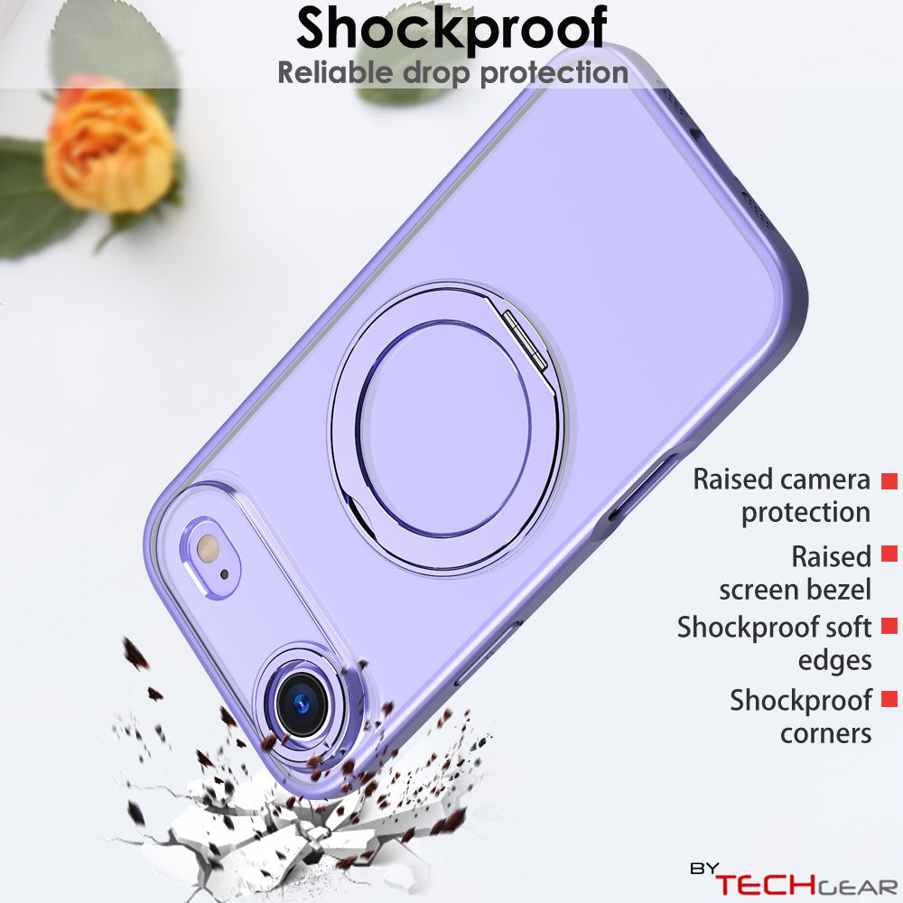 [Magnetic Ring Kickstand] For Apple iPhone Air, Slim, Tough Shockproof Armour, MagSafe Compatible Case with Stand