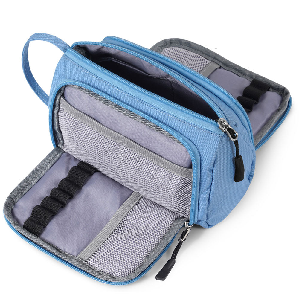 SharkByte Large Pencil Case Organiser - Big Capacity Stationery Storage Pouch with Compartments for School, College, Study, Office, Travel & Everyday Organisation