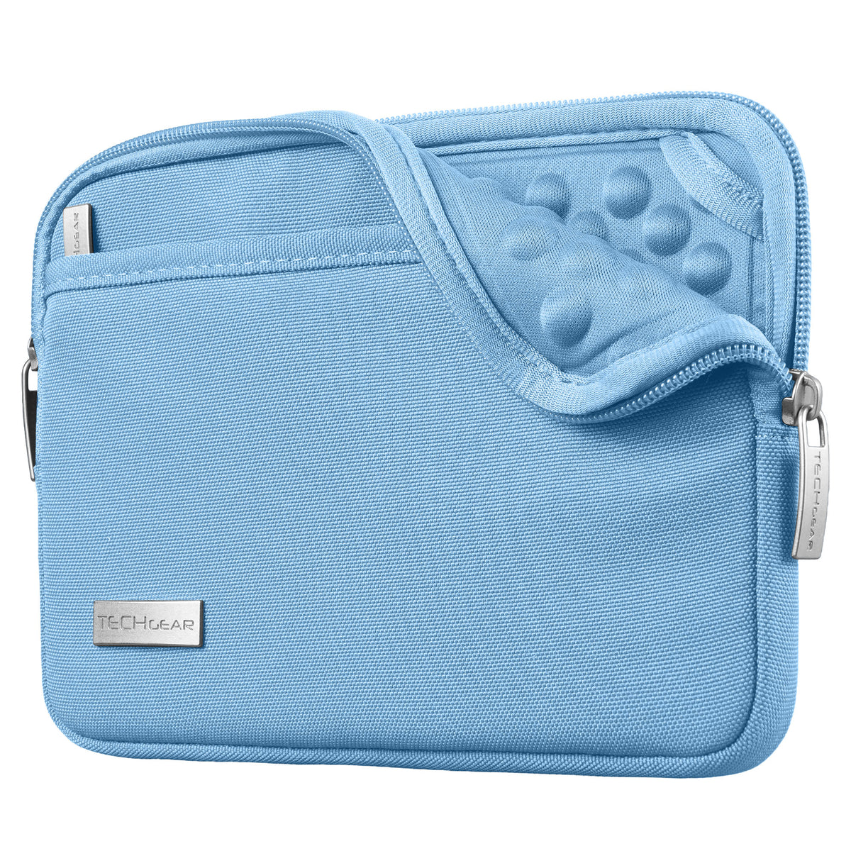 TECHGEAR AirShock Universal Tablet Sleeve | Shockproof Protective Sleeve Case for 7-13 Inch Tablets | Water-Resistant Oxford Fabric with Front Storage Pocket