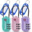 SharkByte TSA Suitcase Locks – 3-Dial Combination Cable Wire Travel Padlock for Luggage, Suitcases, Backpacks, Gym Lockers & Travel Bags (1 / 2 / 3 / 4 Pack)