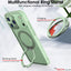 [Magnetic Ring Kickstand] For Apple iPhone 17 Pro Max, Slim, Tough Shockproof Armour, MagSafe Compatible Case with Stand