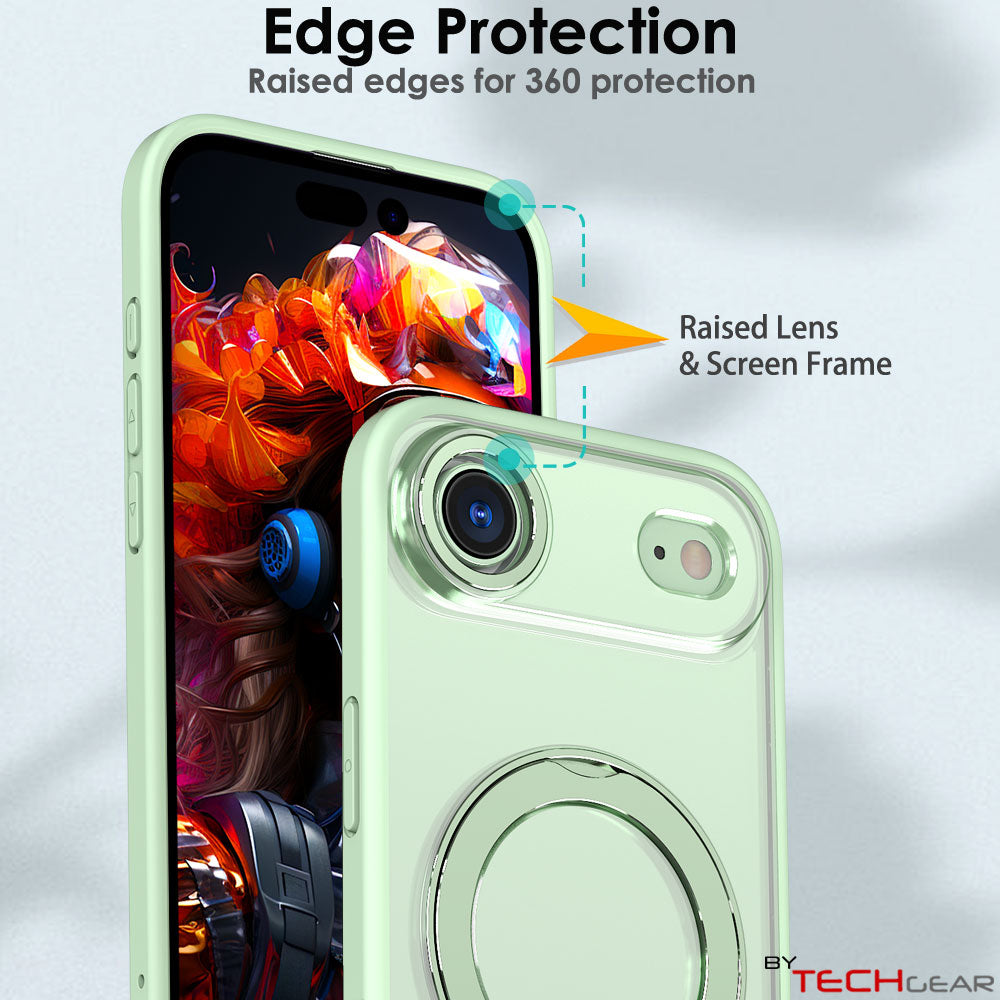 [Magnetic Ring Kickstand] For Apple iPhone Air, Slim, Tough Shockproof Armour, MagSafe Compatible Case with Stand