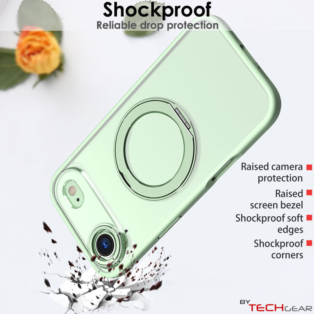 [Magnetic Ring Kickstand] For Apple iPhone Air, Slim, Tough Shockproof Armour, MagSafe Compatible Case with Stand