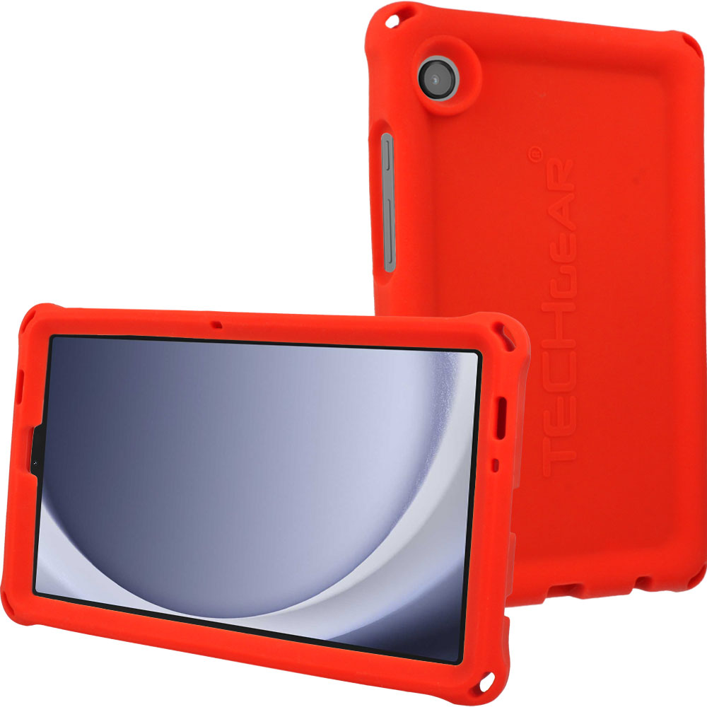 TECHGEAR Bumper Case for Samsung Galaxy Tab A11 8.7" & Tab A9 8.7" - Shockproof Soft Easy Grip Rugged Silicone Case (SM-X130 / SM-X135 / SM-X110 / SM-X115)