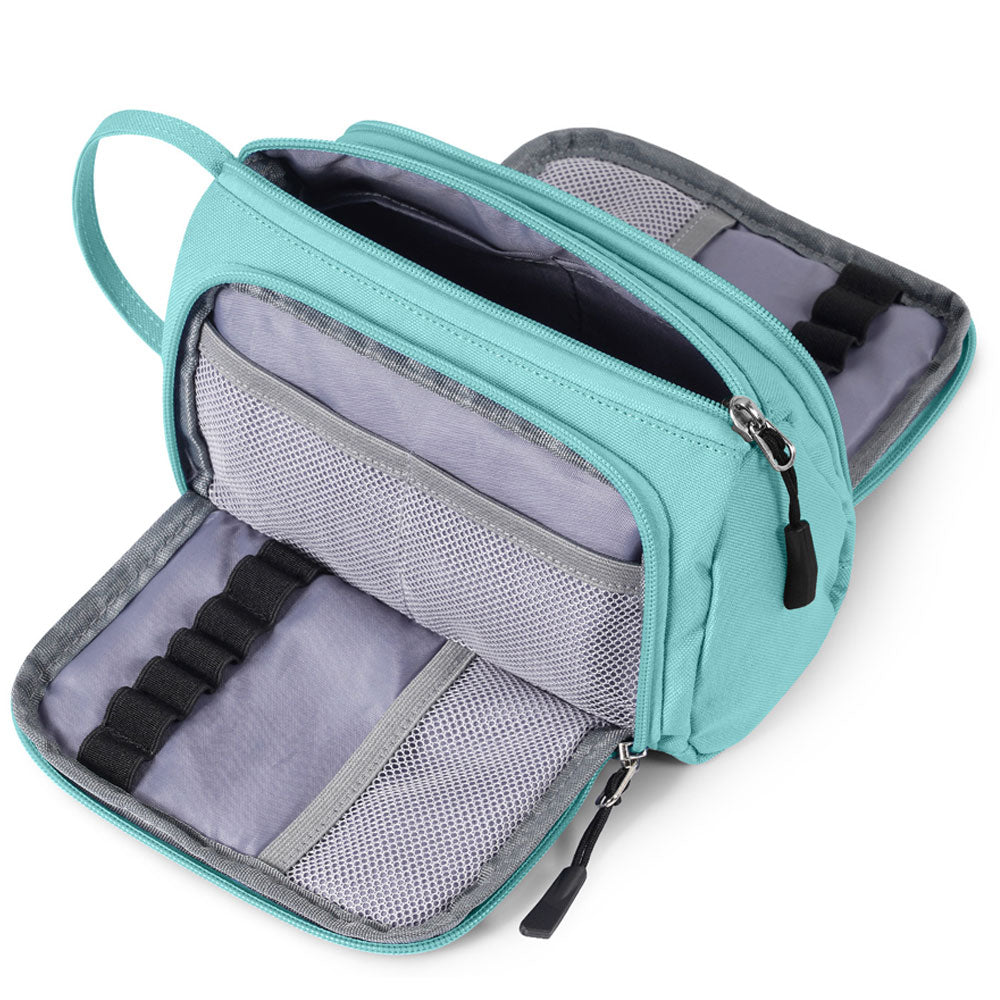 SharkByte Large Pencil Case Organiser - Big Capacity Stationery Storage Pouch with Compartments for School, College, Study, Office, Travel & Everyday Organisation