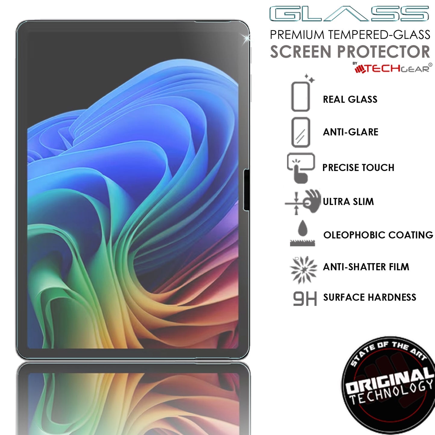 Anti Glare, Matte Tempered Glass Screen Protectors for Microsoft Surface Pro 12