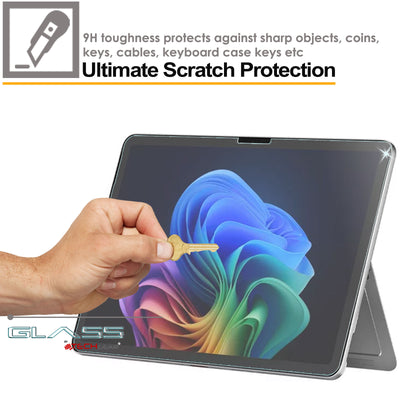 Anti Glare, Matte Tempered Glass Screen Protectors for Microsoft Surface Pro 12