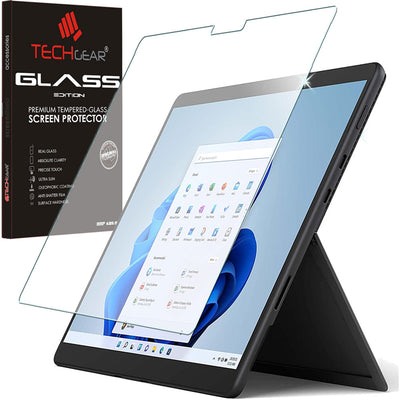 TECHGEAR Anti-Glare Matte Tempered Glass Screen Protector for Microsoft Surface Pro 13 (2026), Surface Pro 11, Pro 10 & Pro 9 | 9H Toughened Glass, Surface Pen Compatible, Anti-Fingerprint, Full Adhesive