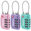 TSA Suitcase Locks 4-Dial Security Travel Combination Padlock