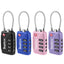 TSA Suitcase Locks 4-Dial Security Travel Combination Padlock