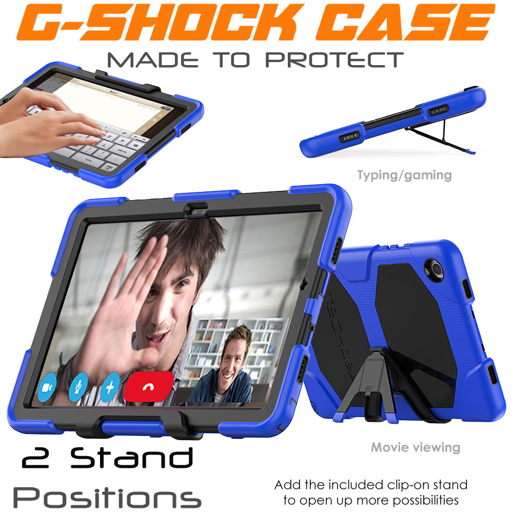 TECHGEAR G-SHOCK Case for Samsung Galaxy Tab A11+ / A11 Plus 11" (SM-X230 / SM-X236) Shockproof Kids, Schools & Work Protective Armour Full-Body Protection with Screen Guard & Kickstand