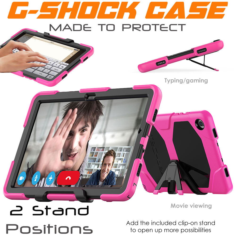 TECHGEAR G-SHOCK Case for Samsung Galaxy Tab A11+ / A11 Plus 11" (SM-X230 / SM-X236) Shockproof Kids, Schools & Work Protective Armour Full-Body Protection with Screen Guard & Kickstand