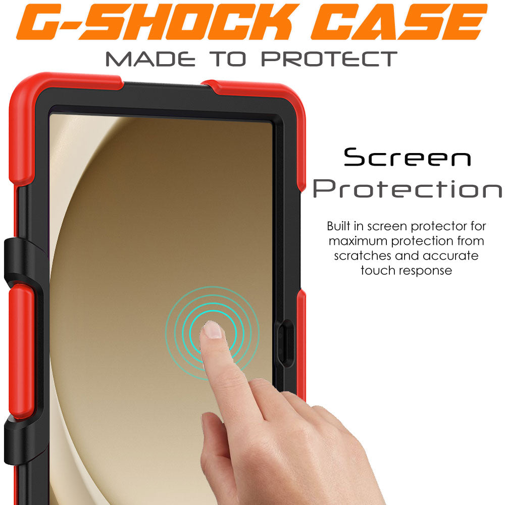 TECHGEAR G-SHOCK Case for Samsung Galaxy Tab A11+ / A11 Plus 11" (SM-X230 / SM-X236) Shockproof Kids, Schools & Work Protective Armour Full-Body Protection with Screen Guard & Kickstand