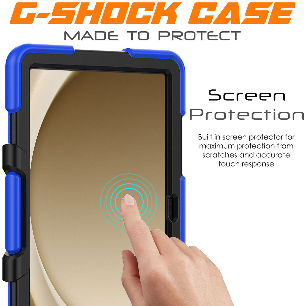 TECHGEAR G-SHOCK Case for Samsung Galaxy Tab A11+ / A11 Plus 11" (SM-X230 / SM-X236) Shockproof Kids, Schools & Work Protective Armour Full-Body Protection with Screen Guard & Kickstand
