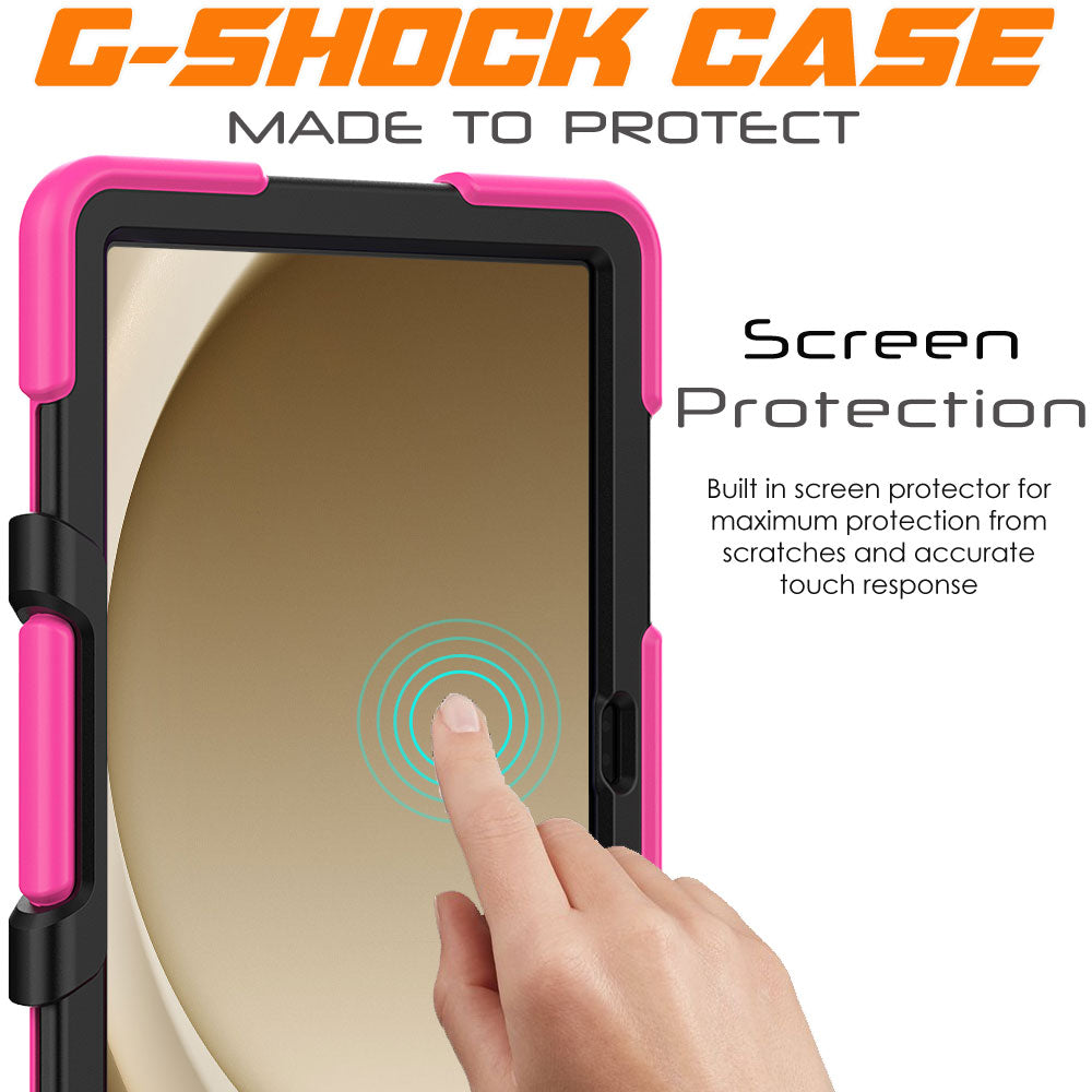 TECHGEAR G-SHOCK Case for Samsung Galaxy Tab A11+ / A11 Plus 11" (SM-X230 / SM-X236) Shockproof Kids, Schools & Work Protective Armour Full-Body Protection with Screen Guard & Kickstand