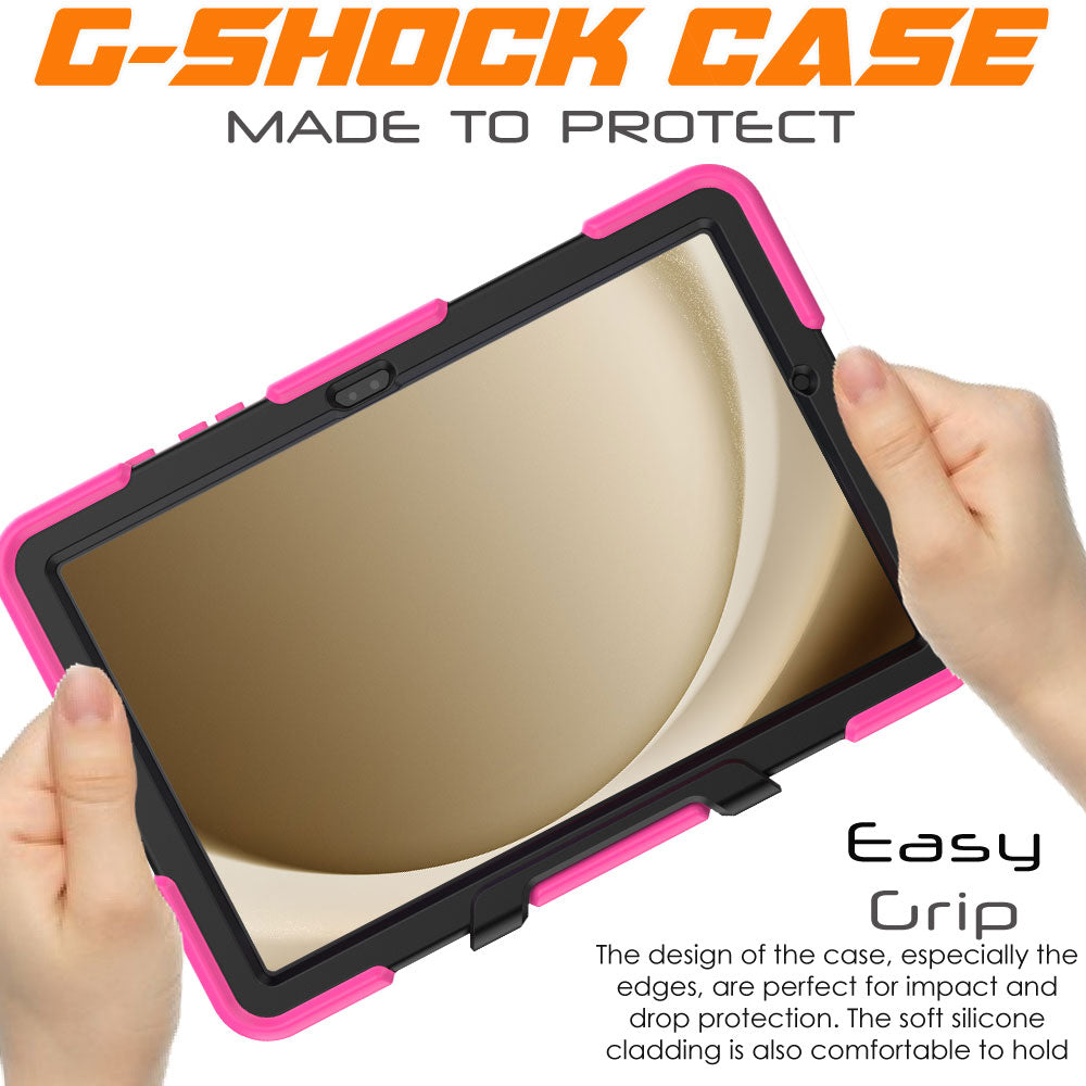 TECHGEAR G-SHOCK Case for Samsung Galaxy Tab A11+ / A11 Plus 11" (SM-X230 / SM-X236) Shockproof Kids, Schools & Work Protective Armour Full-Body Protection with Screen Guard & Kickstand