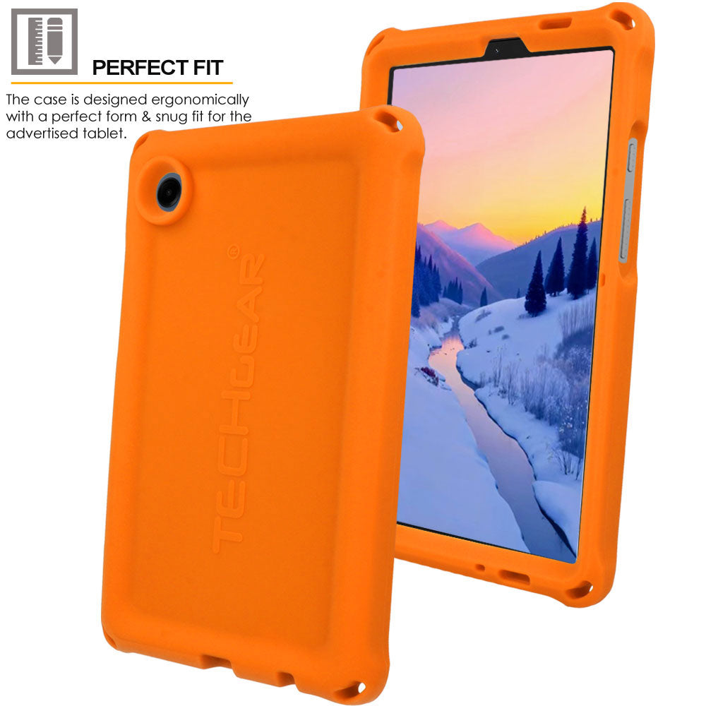 TECHGEAR Bumper Case for Samsung Galaxy Tab A11 8.7" & Tab A9 8.7" - Shockproof Soft Easy Grip Rugged Silicone Case (SM-X130 / SM-X135 / SM-X110 / SM-X115)