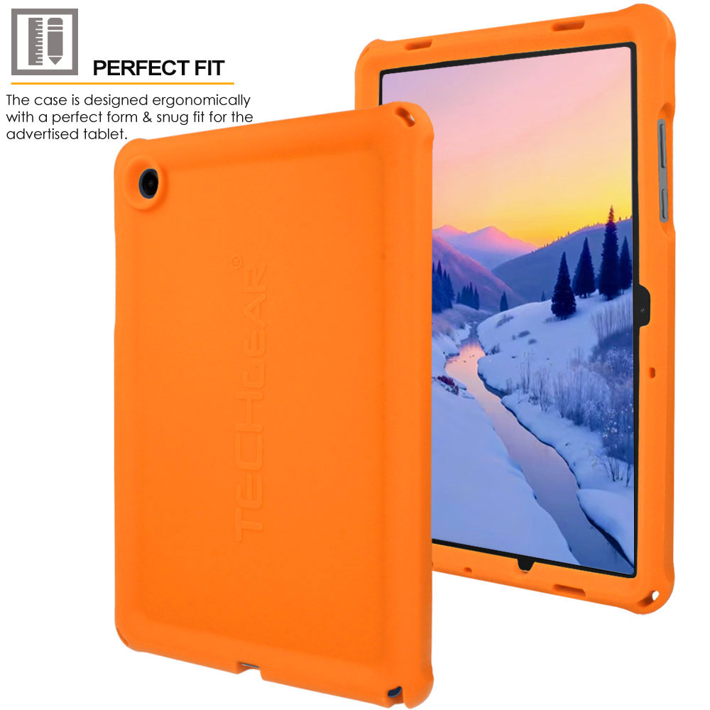 TECHGEAR Bumper Case for Samsung Galaxy Tab A11+ / A11 Plus & Tab A9+ / A9 Plus 11" – Kids Shockproof Silicone Case with Screen Protector (SM-X230 / SM-X236 / SM-X210 / SM-X215 / SM-X216)