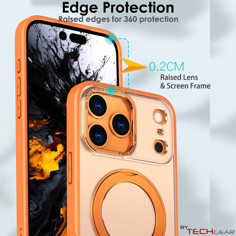 [Magnetic Ring Kickstand] For Apple iPhone 17 Pro, Slim, Tough Shockproof Armour, MagSafe Compatible Case with Stand