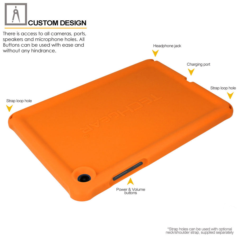 TECHGEAR Bumper Case for Samsung Galaxy Tab A11+ / A11 Plus & Tab A9+ / A9 Plus 11" – Kids Shockproof Silicone Case with Screen Protector (SM-X230 / SM-X236 / SM-X210 / SM-X215 / SM-X216)