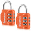SharkByte Luggage Locks – 3-Dial Weatherproof Combination Padlock for Suitcases, Travel Bags, Gym Lockers & Outdoor Use (1 / 2 / 3 / 4 Pack)