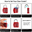 SharkByte Luggage Locks – 3-Dial Weatherproof Combination Padlock for Suitcases, Travel Bags, Gym Lockers & Outdoor Use (1 / 2 / 3 / 4 Pack)