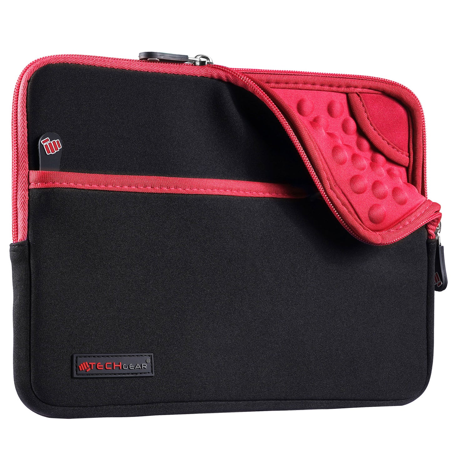 TECHGEAR Tablet Sleeve Case 7–13 Inch - Shockproof Neoprene Pouch with Bubble Protection, Zip Pocket, Slim Protective iPad Samsung Tablet Laptop Sleeve