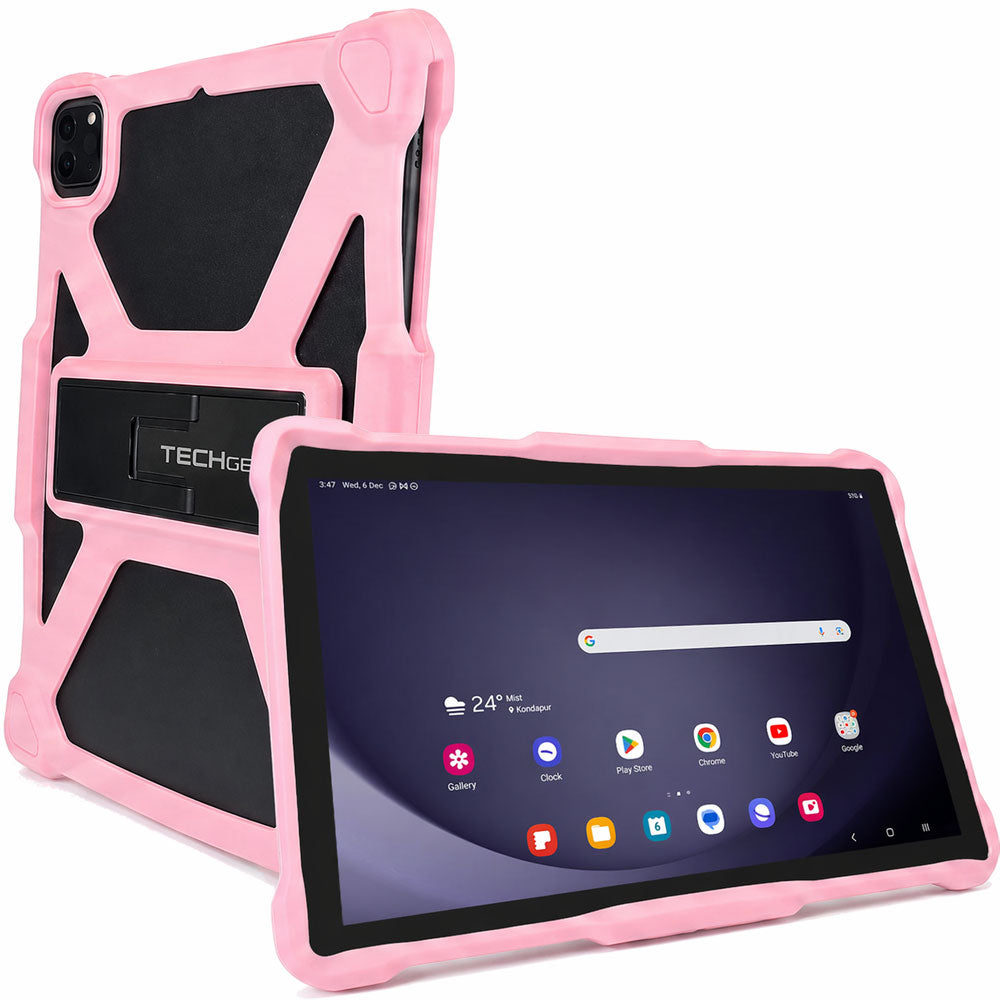 TECHGEAR Universal Tablet Case 10 Inch (9.7–11") - Rugged Bumper Case with Stand, Adjustable Fit Shockproof Protective Cover for iPad, Samsung, Lenovo, Android Tablets